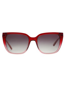 Tommy Hilfiger - Women UV Protected Cat Eye Grey Lens Smoke Sunglasses (55)