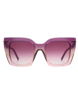 Tommy Hilfiger - Women UV Protected Cat Eye Pink Lens Gradient Sunglasses (52)