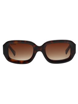 Tommy Hilfiger - Women UV Protected Hexagon Brown Lens Gradient Sunglasses (50)