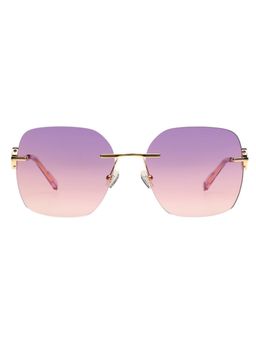 Tommy Hilfiger - Women UV Protected Square Pink Lens Sunglasses (56)