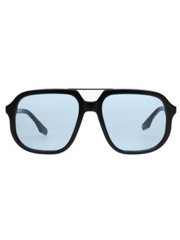 Tommy Hilfiger - Men UV Protected Square Blue Lens Sunglasses (56)