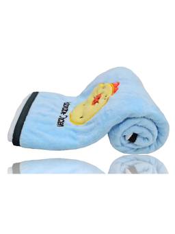 BRANDONN - New Born Baby Unicorn Multipurpose Wearable Blanket-Blue