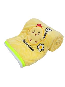 BRANDONN - New Born Baby Unicorn Multipurpose Wearable Blanket-Yellow