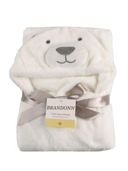 BRANDONN - New Born Baby Multipurpose Wearable Blanket-White