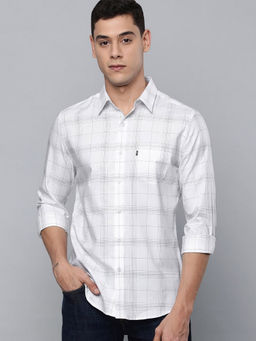 Levi's - Bright White Checks Shirt