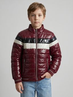 Monte Carlo - Boys Smart Fit Solid Winter Extra Shined Puffer Jacket