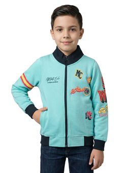 Monte Carlo - Boys Blue Regular Fit Printed Jacket