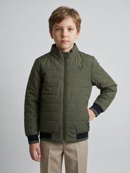 Monte Carlo - Boys Smart Fit Full Sleeve Solid Puffer Jacket