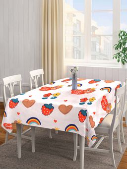 ARRABI - Multi Cartoon Cotton Blend 8 Seater Table Cover