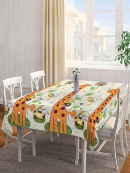ARRABI - Multi Cartoon Cotton Blend 8 Seater Table Cover