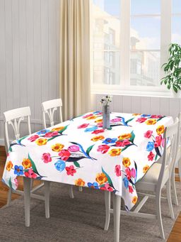 ARRABI - Multi Floral Cotton Blend 8 Seater Table Cover