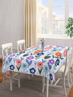 ARRABI - Multi Floral Cotton Blend 8 Seater Table Cover