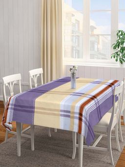 ARRABI - Multi Geometric Cotton Blend 8 Seater Table Cover