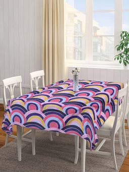 ARRABI - Multi Geometric Cotton Blend 8 Seater Table Cover