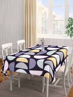 ARRABI - Multi Geometric Cotton Blend 8 Seater Table Cover