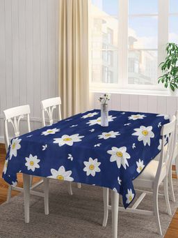 ARRABI - Floral Cotton Blend 8 Seater Table Cover