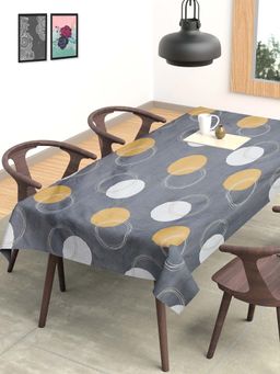 ARRABI - Geometric Cotton Blend 8 Seater Table Cover