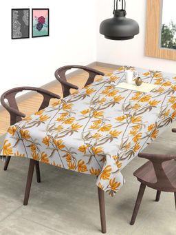 ARRABI - Floral Cotton Blend 8 Seater Table Cover