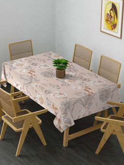 ARRABI - Floral Cotton Blend 8 Seater Table Cover