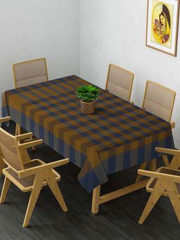 ARRABI - Geometric 100% Handwoven Cotton 8 Seater Table Cover