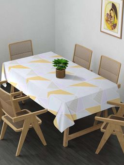 ARRABI - Multi Geometric Cotton Blend 8 Seater Table Cover