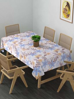ARRABI - Multi Floral Cotton Blend 6 Seater Table Cover