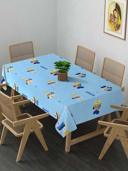 ARRABI - Blue Cartoon Cotton Blend 8 Seater Table Cover
