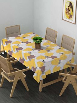 ARRABI - Multi Leaf Cotton Blend 8 Seater Table Cover