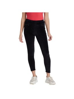 Being Human - Black Slim Fit Women's Cotton Blend Leggings