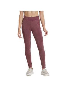 Being Human - Burgundy Slim Fit Women's Cotton Leggings