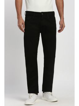 Peter England - Men Black Dark Wash Jeans