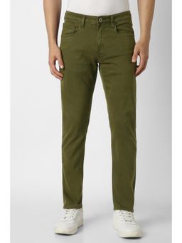 Van Heusen - Men Olive Dark Wash Jeans