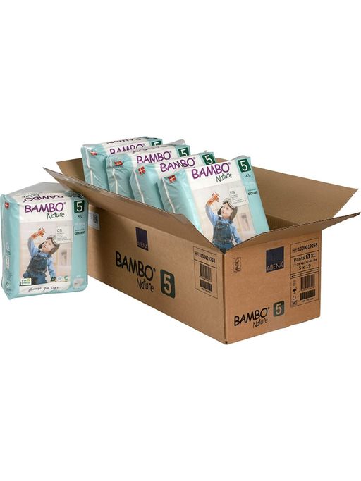 Bambo Nature Pant Diapers with Wetness Indicator XL - 95 Pieces