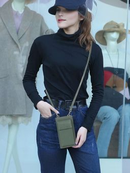 The Clownfish - Green Ladies Sling Bag