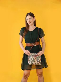 The Clownfish - Off White Single Crossbody Bag for Women