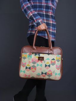 The Clownfish - Multi-Color 15.6 Inch Laptop Bag for Women (Set Of 2)