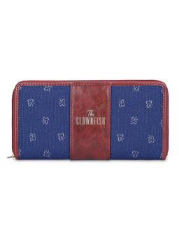The Clownfish - Blue Faux Leather Womens Wallet