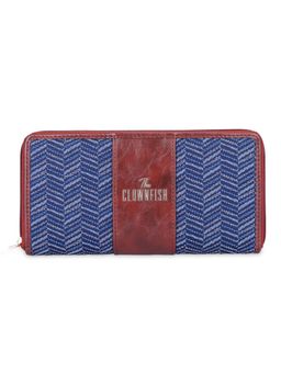 The Clownfish - Blue Faux Leather Womens Wallet