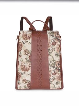 The Clownfish - Multi-Color Faux Leather Anti-Theft Womens Backpack