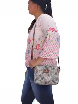 The Clownfish - Multi-Color Faux Leather Crossbody Sling Bag for Women