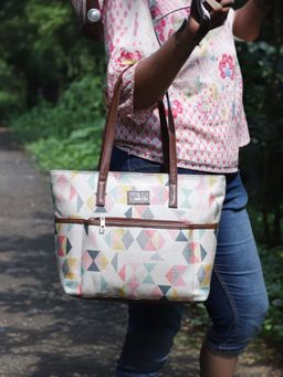 The Clownfish - Multi-Color Printed Handicraft Fabric Handbag