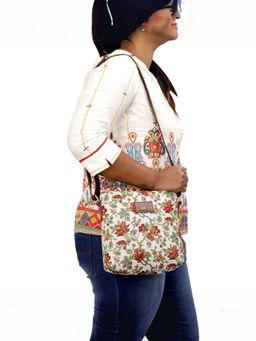 The Clownfish - White Crossbody Sling Bag for Women