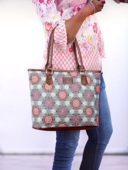 The Clownfish - Multi-Color Faux Leather Handbag for Women
