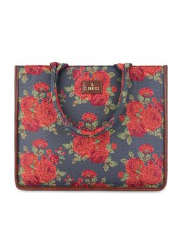 The Clownfish - Navy Blue 14 Inch Laptop Handbag for Women for Office