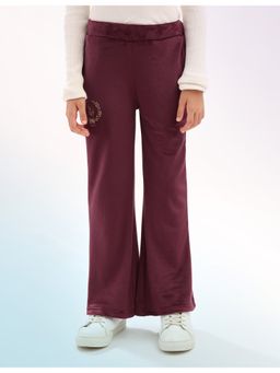 U.S. POLO ASSN. - Girls Purple Polyester Trouser