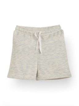ANTHRILO - White Textured Summer Girls Shorts