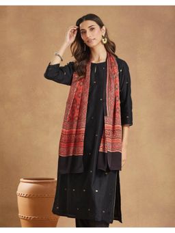 Fabindia - Rust Modal Ajrakh Printed Stole