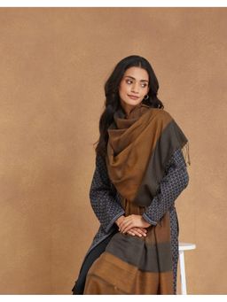 Fabindia - Yellow Wool Blend Stole