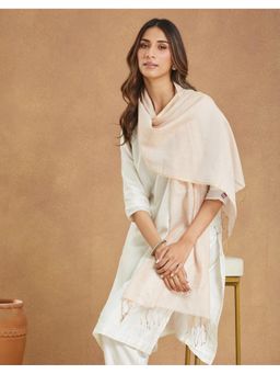 Fabindia - Natural Cotton Blend Hand Woven Stole