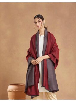 Fabindia - Maroon Wool Shawl